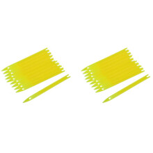 20 Stücke Gelb Kunststoff Fischernetz Reparatur Nadel Shuttles Spule 2