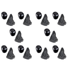 10X 6 Speed Leather Gear Shift Knob Shift Lever Gaitor Boot Cover for Mondeo Mk4 (2007-2014)