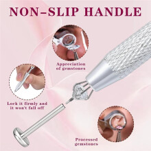 Piercing Tapered  Grabbing Tool for 14G 16G 18G 20G Stainless Steel Flat Back Earring Applicator Tool