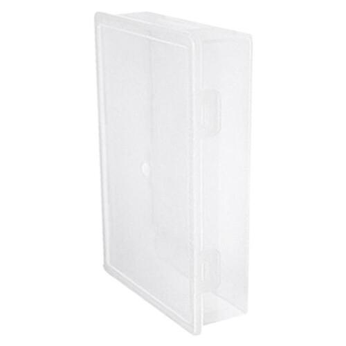 3X Plastic File Organizer Transparent Square Storage Box A4 Storage Box File Storage Box L 1