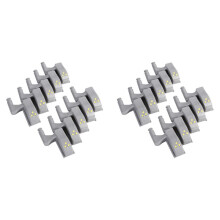 20X LED Hinge Light Universal Cabinet Cupboard Hinge LED Night Light for Kitchen Home Bedroom Lamp-Cool White