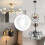 6 Pack Light Fixture Mounting Brackets, Ceiling Light Mounting Plate, Wall Light Mount Blocks with Screw and Nuts 3