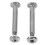 4Set 55X18mm Luggage Suitcase / Inline Outdoor Skate Replacement Wheels Black 3
