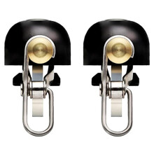 2X Messing-Fahrradklingel, Fahrradklingel, Handklingel, Lenker, Klassische Glocke, Retro-Vintage-Hupe
