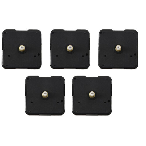 5X Clock Movement Mechanism with White Hour Minute Red Second Hand DIY Tools Kit
