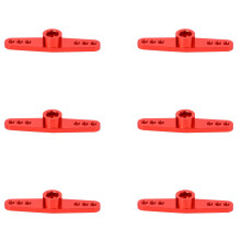 5X 25T Lenk Servo Arm Horn Metall Teile Doppel Lenker Fuer Futaba
