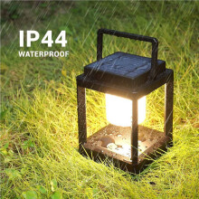 2X Zonnelicht Buiten USB Opvouwbaar Waterdicht Campinglantaarn Led-Licht Oplaadbare Power Bank Draagbare Led-Zonnelamp