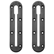 2X Kayak Slide Track Rails Staffa Accessori DIY Supporto per Canna Da Pesca Base di Montaggio Rack Compatibile RAM