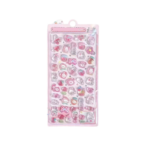 Animal Pattern 3D Puff Sticker Cartoon Scrapbooks Decal For-A