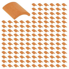 1000 Pcs Roof Tiles Model Building Set Red Miniature Tiles for DIY Landscape Kitchen Garden Decoration