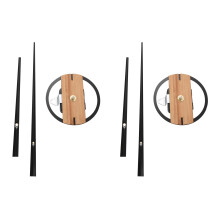 2X Qualitaet Grosse Stille Quarz DIY Wanduhr Bewegung Haende Mechanismus Ersatzteile Werkzeug