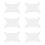 6Pcs Clear Acrylic Pin Clips Strong Attachment Prevents Loss-D 1