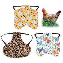 Chicken Saddle 3Pack Waterproof Padded Hen Back Protector with Elastic Straps and Comfort Fit