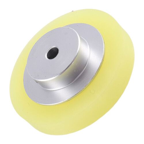 2X Diameter 60mmx6mm Industrial Aluminum Measuring Encoder Meter Wheel for Industrial Encoder Accessories Encoder Wheel 2