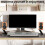 2X Desktop Speaker Stand Mount Studio Monitor Riser Support with Vibration Absorption Pad Mount 4