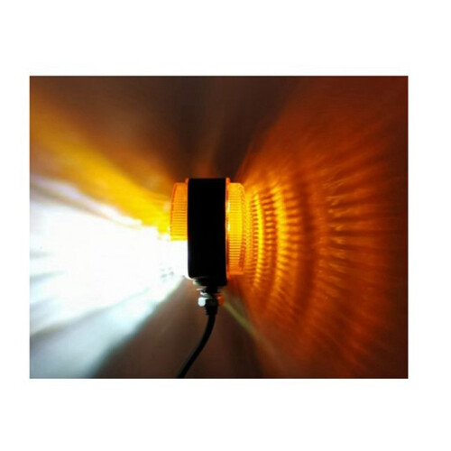 4x Forklift Turning Light LED Double-Sided Small Light 12V Square Turning Front Light Parking Light Reversing Light 2