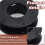 40pcs Empty Spools, 2.1x0.7 Inch Plastic Thread Spools Ribbon Spools Black  Spools Wire Spool Weaving Bobbins 5