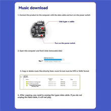 2X Recordable Sound Module with MP3 Download TYPE-C for Gift Box Christmas Birthday Card Music Cover Wall with Battery