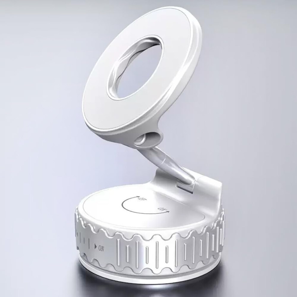 Magnetic Car Phone Holder For Gmc Hummer Ev 2022Â2025, 360 Adjustable Foldable Dashboard Mount, White 9330225014584