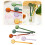 6pcs Easy Cleaning Tool Multicolor Glass Spoons Perfect for 2