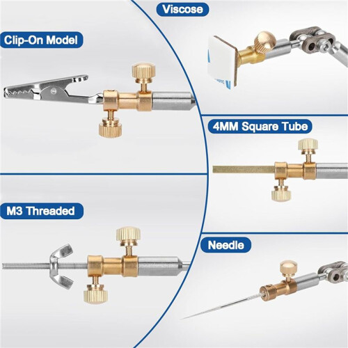2X Kit D'Animation DIY-Stopmotion Rig Armature Rigging System avec 5 Connecteurs pour L'Animation, Kit de Tournage de Support Stop Motion 2