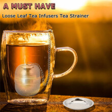 2Pcs Tea Infuser, Stainless Steel Tea Strainer, Mesh Tea Strainer, for Tea, Spices and Most Cups and Teapots