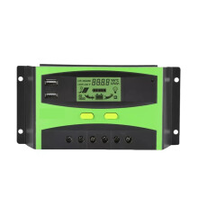 40A LCD Solar Charge Controller for 12V 24V Battery with Dual Voltage and Heat Protection