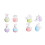 Easter Bunny Refrigerator Magnets 3D Resin 8-Pack 1