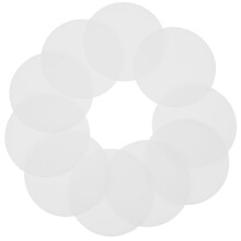 Διαχύτης φωτισμού για φώτα LED, λευκό, 20 τεμάχια, επίπεδη επιφάνεια τόξου