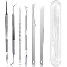 Kit de cuidados com as unhas para manicure e pedicure – cortadores, lixas, empurradores e polidores – uso profissional e doméstico, ideal para