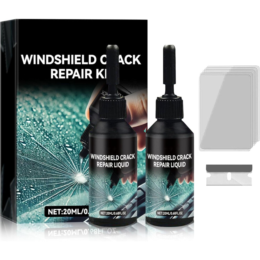2025 Premium Windshield Crack Repair Kit With Quick Glass Repair Liquid Â For Windshields, Windows, Mirrors & All Glass Cracks, Compatible With 9365509578308