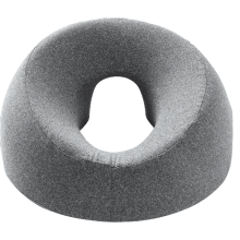 Ergonomic Memory Foam Massage Headrest for Massage Tables, Soft, Twin, Gray