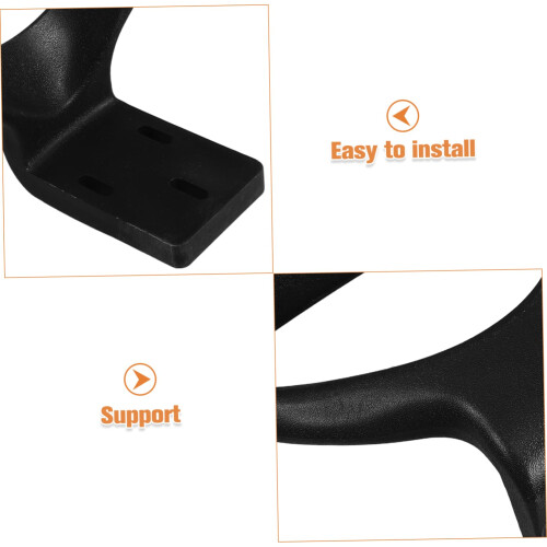 2pcs Office Chair Armrest Replacement Pads Ergonomic Cushioned Support Universal Fit 2