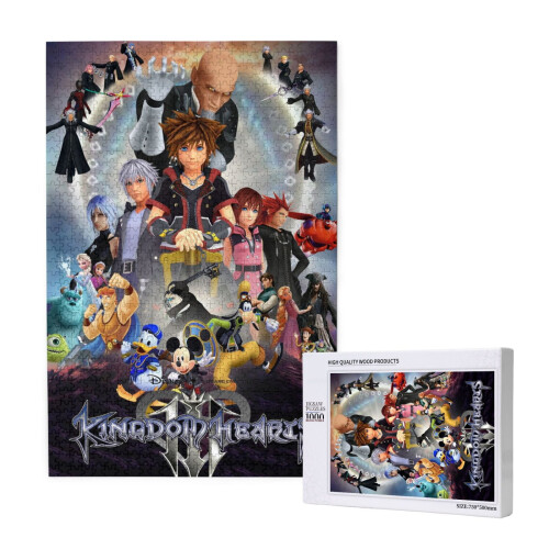 Το παζλ Kingdom Hearts, 1000 κομμάτια παζλ Δώρο Παιχνίδια Τέχνη Διακόσμηση Σπιτιού