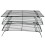 Baking Tools Three-Layer Folding Cake Cooling Rack Bread Drying Rack Biscuit Rack Iron Non-Stick Kitchen Storage Rack 1