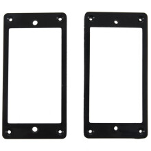 10Pcs Flat Humbucker Pickup Mounting Frame ABS for Electric Guitar