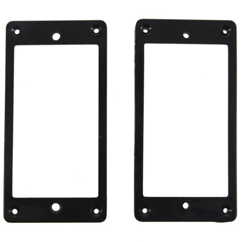 10St Flat Humbucker Pickup Monteringsring Ram ABS för Elgitarr