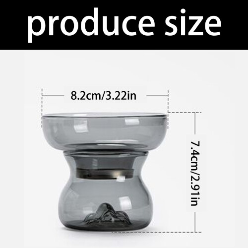 Easy to Clean Borosilicate Glass Teas Infuser With-Clear 2