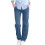 Women's Elastic Waist Pull-On Pants Blue Cotton Blend Size M 5