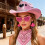 4Pcs Multipurpose Cowboy Hat Glasses Set for Event-Black 6