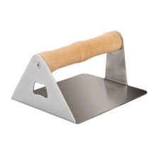 Stainless Steel Burger Press Meat Press Tool for Even Cooking and Better Sear on Grill