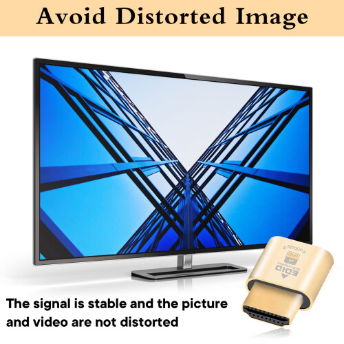 HDMI Dummy Plug 4K 60Hz Headless Display Adapter for Windows Mac Linux Remote Desktop Ready 1