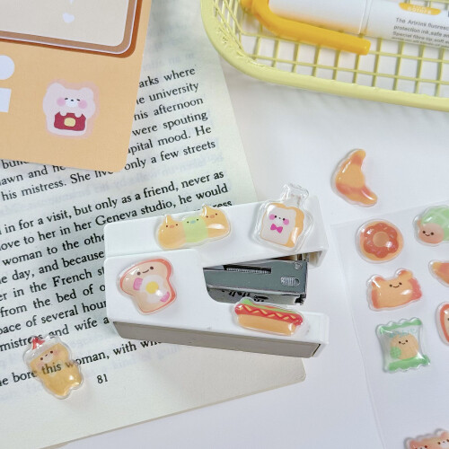 Autocollant bouffant d'animaux de dessin animé 3D,-C 2