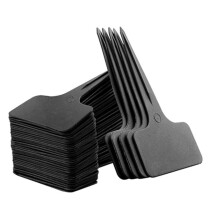 100PCS Waterproof Plastic Plant Labels TShaped Garden Tags Large Writing Surface 10x6cm