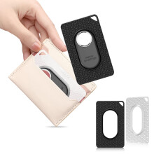 Wallet Holder 2 Pack for Galaxy SmartTag2, Ultra Thin Hidden TPU Card Case for Wallet, Purse, Backpack