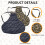 Chicken Saddle 3Pack Waterproof Padded Hen Back Protector with Elastic Straps and Comfort Fit 3