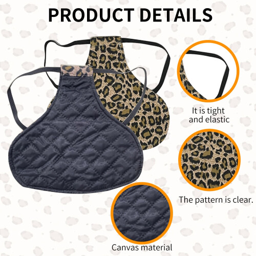 Chicken Saddle 3Pack Waterproof Padded Hen Back Protector with Elastic Straps and Comfort Fit 2
