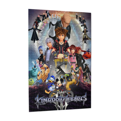 Το παζλ Kingdom Hearts, 1000 κομμάτια παζλ Δώρο Παιχνίδια Τέχνη Διακόσμηση Σπιτιού 1
