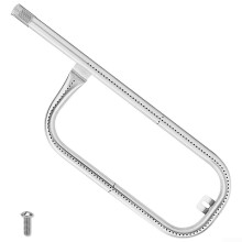 Grill Burner for Weber Q100,Q120,Q1000,Q1200 BABY Q Series Gas Grill Stainless Steel Grill Burner Tube Pipe Kit Replacement Part 4