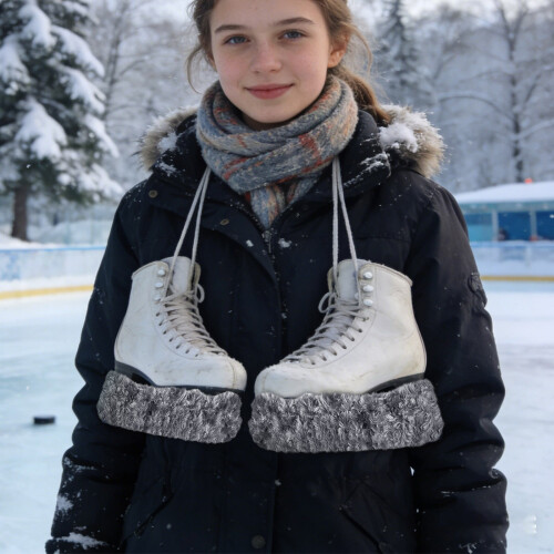 Ice Skate Guards Adjustable Cut-to-Fit Universal Covers 2